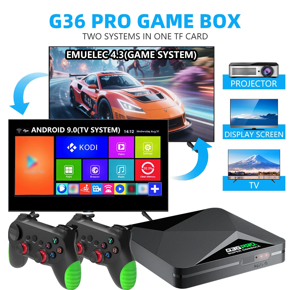 Gaming Console Gs5 - Super Game Box G36 Pro 128G