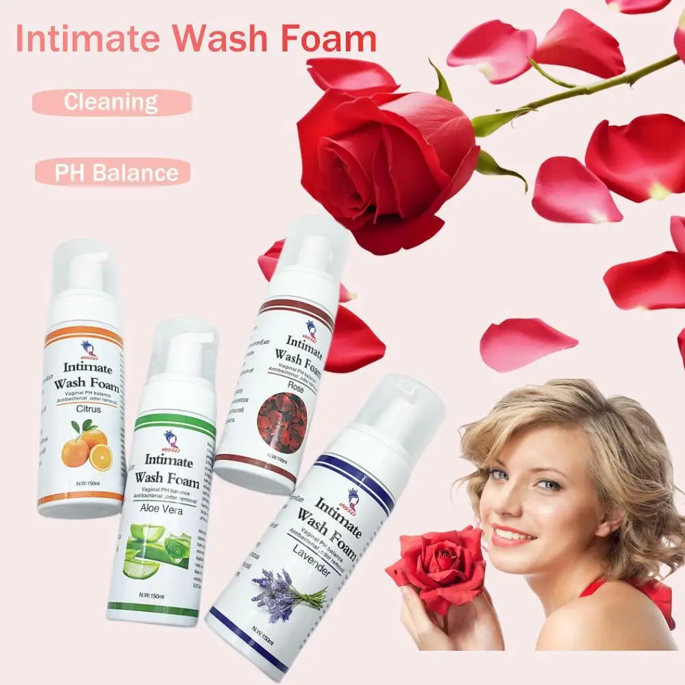 Hot Selling Feminine Intimate Hygiene Vagina Genital Cleansing Vaginal Yoni Wash Foam