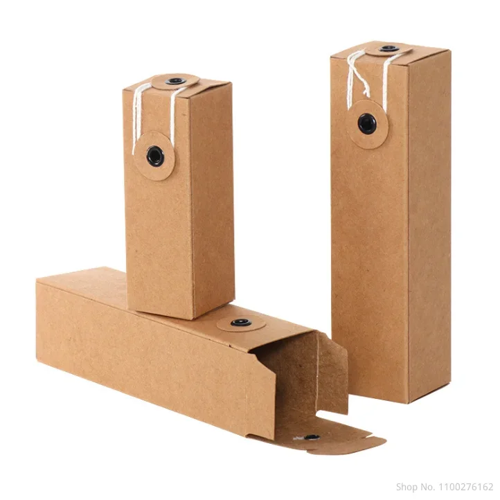 

100 шт./лот, капельница с резиновой головкой, бутылка с эфирным маслом, упаковочная коробка, косметика, крафт-картон, белая коробка, черная коробка