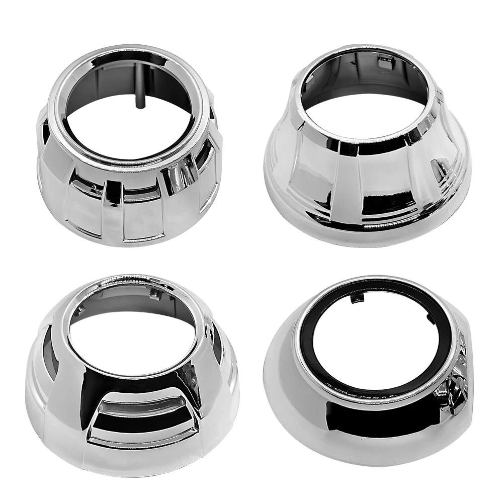

2.5" 3.0" Projector Shrouds Headlight Lenses Dust Cover Bezel For Hella 3R G5/Koito Q5/WST HID LED Lens Car Lights Accessories