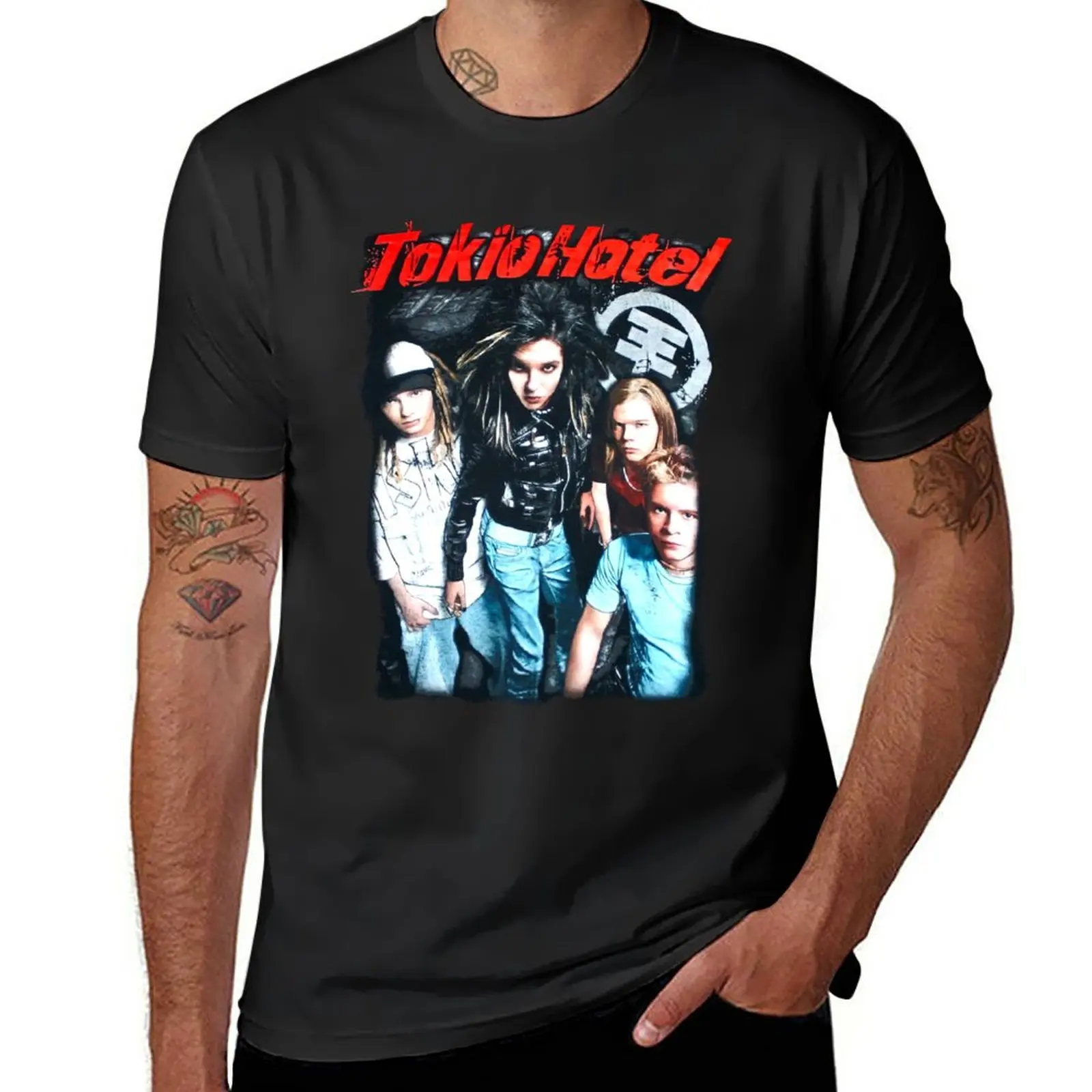 

New Copy of Tokio Hotel Poster art T-Shirt anime vintage clothes mens t shirt