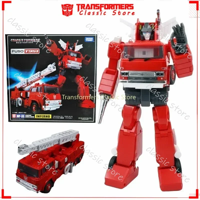 Transformers Toys Masterpiece Series MP33 MP-33 Inferno KO Edition Klasyczne figurki akcji Cybertron Autobots Prezenty kolekcjonerskie