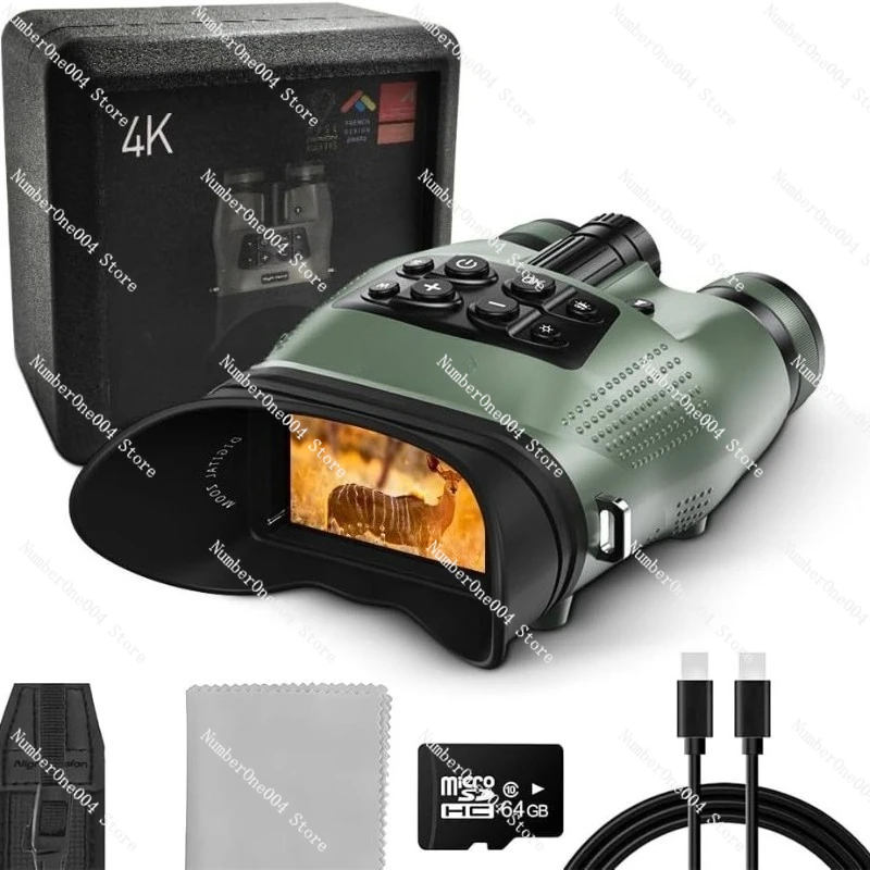 Low-light Full-color HD 4K Infrared Night Vision Telescope for Outdoor Camping, Security, and Bird Watching