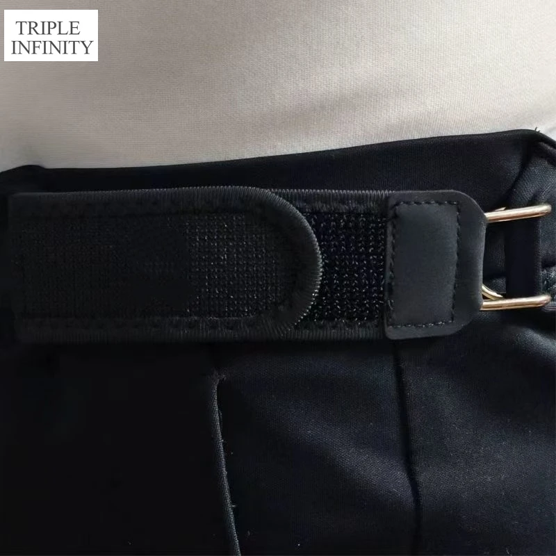 2026 Unisex 1 Pair Adjustable Buckleless Belt Elastic Men Waist Belts With Metal Hook Invisible Closure For Outdoor Work Gear