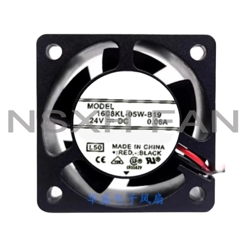 Brand New Original 1608KL-05W-B19 24V 0.06A 40 * 40 * 20MM 3-wire Equipment Fan