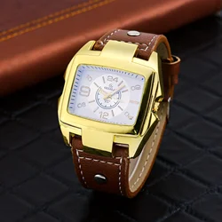 1PC fashionable and minimalist watch for men and women, square fashionable large dial, trendy men and women couple