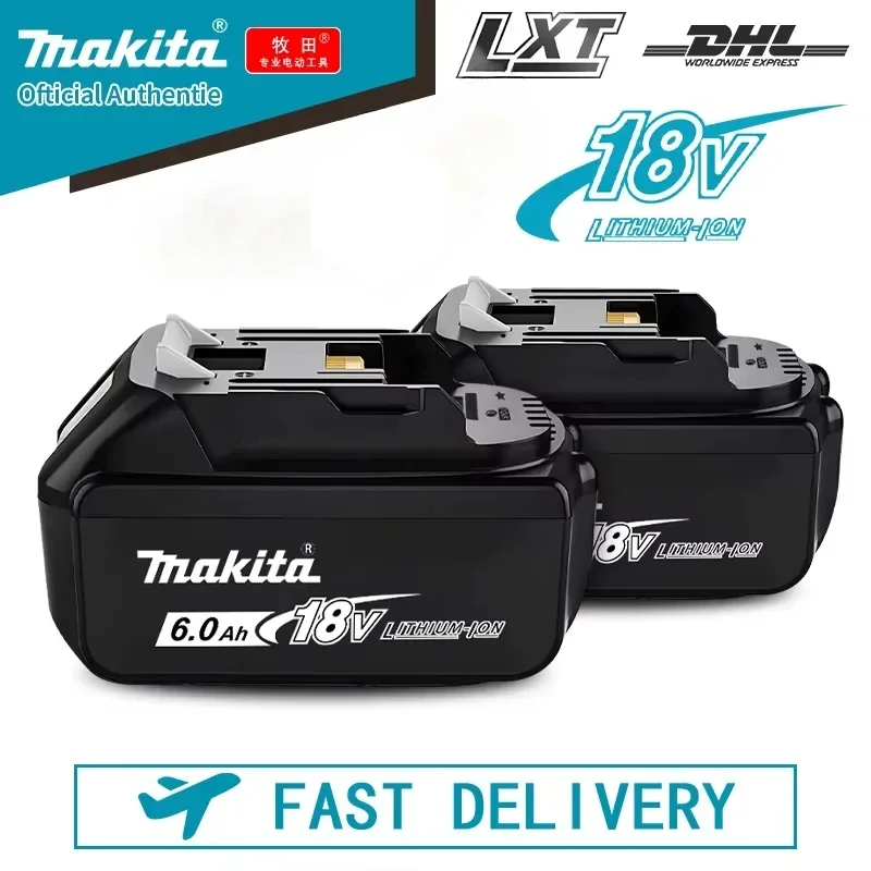 NEW 100% Original Makita 18V 6.0Ah Rechargeable Battery for Makita 18V BL1830 BL1830B BL1840 BL1840B