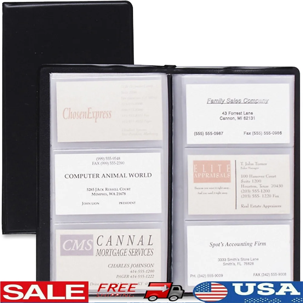 

Держатель для визитных карточек, файл 72, гибкая крышка, небликовый виниловый компактный органайзер, кредитные визитнические карточки