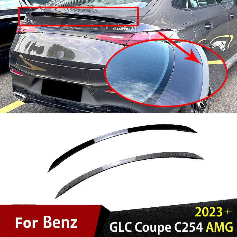 

Rear Trunk Lid Spoiler Wings Accessories For Mercedes Benz GLC Coupe C254 2023 2024+ AMG Style Car Exterior Body Kits Tuning