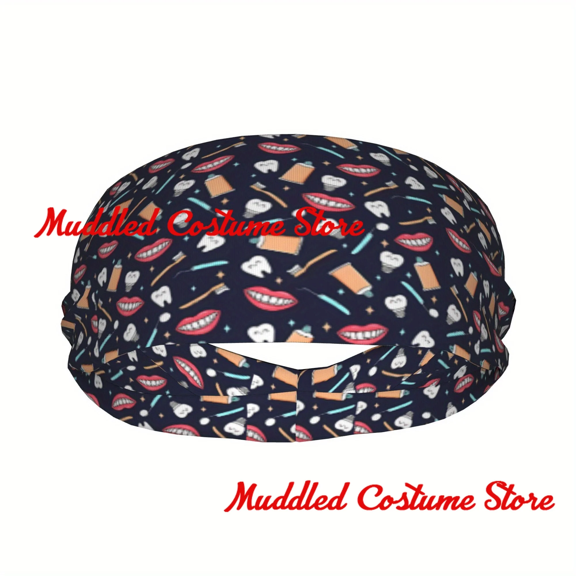 

Забавная мультяшная повязка на голову для занятий спортом, йогой, фитнесом, эластичная повязка на голову, эластичная повязка на голову