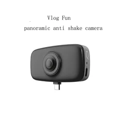 Vlog Fun Super Video Anti Shake Panoramic Sports Camera, Portable 4K 360 Degree Panoramic Call Type-C USB Android Camera