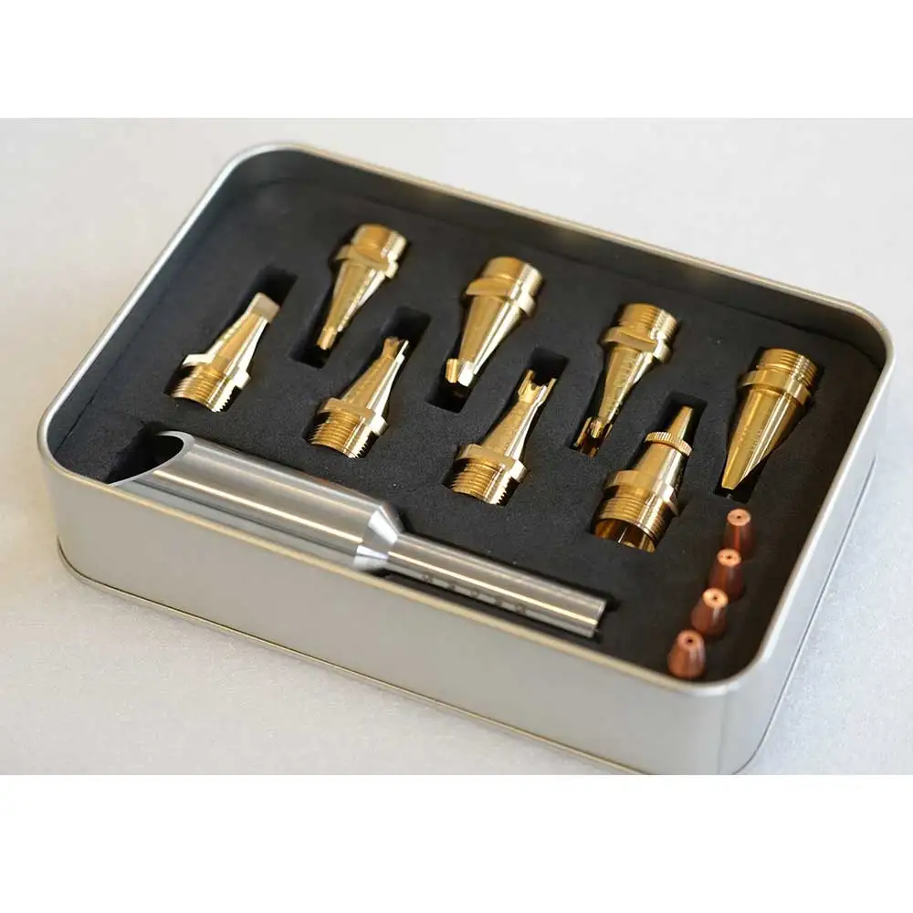 Threaded Copper Laser Welding Nozzle Hand-held Fiber Laser Welding Machine Nozzles Durable Replacement Parts For Laser Welder