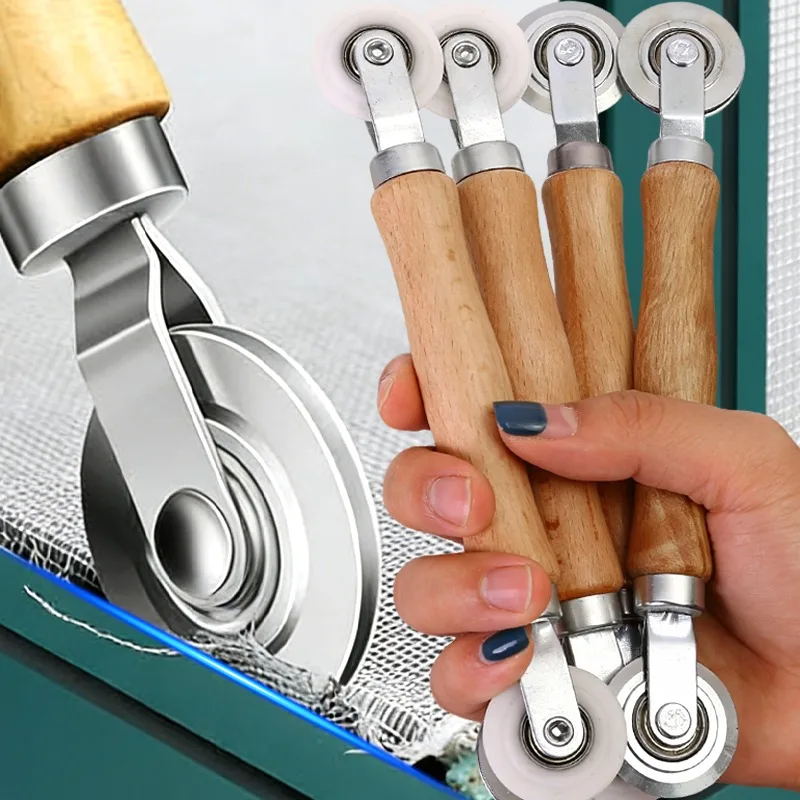 

5/1Pcs Screen Window Installation Bearing Pulley Nylon or Metal Door Window Installation Pressing Yarn Roller Pressure Wheel