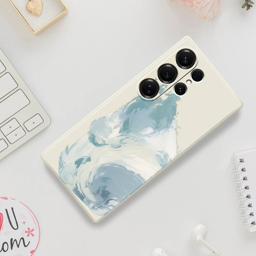 

Чехол для телефона с ручной росписью для Samsung Galaxy S21 S22 S23 S24 S25 Ultra Plus 5G S20 FE S10 Plus S21 FE S23FE S24FE, силиконовый чехол