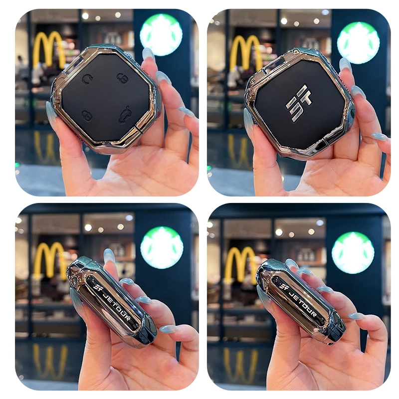 

New Jietu Traveler Key Cover Suitable for Chery Jietu Mountain Sea T2 Key Shell Buckle Modification Accessories Special Purpose