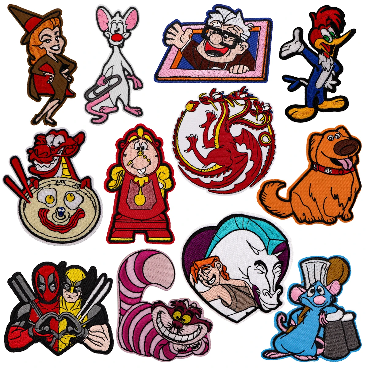 

Classic Cartoon Movie Patch Embroidered Patches On Clothes Iron On Patches For Clothing DIY Patch Jackets Sew Stickers Gifts