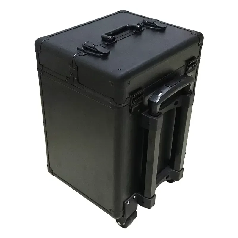 Custom Aluminum Trolley Case for DJ Equipment Musical Instruments with Foam Insert Portable Hard Shell Travel Toolbox OEM
