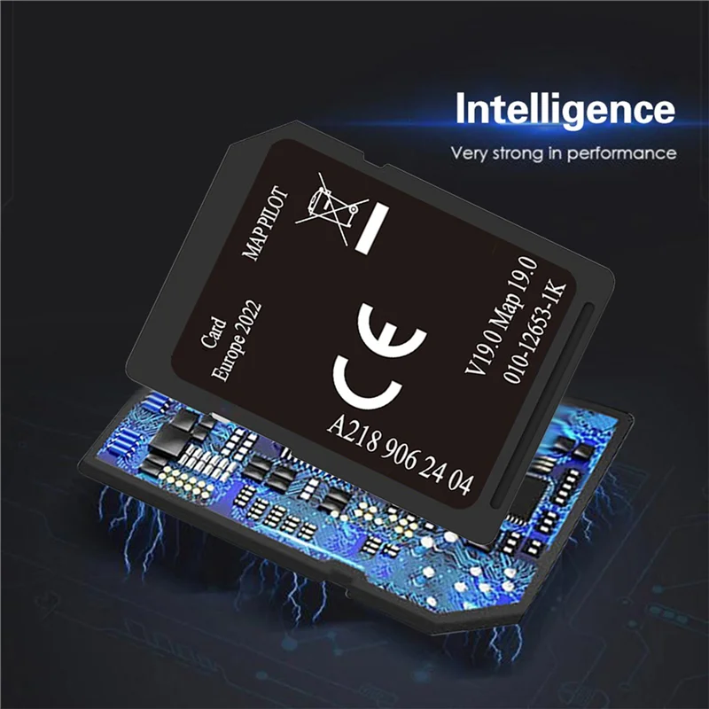 4X A218 V19 Navigation Card For  CLA-CLASS From 2014- Europe Map 2022/2023 A218 906 2404 Map Card