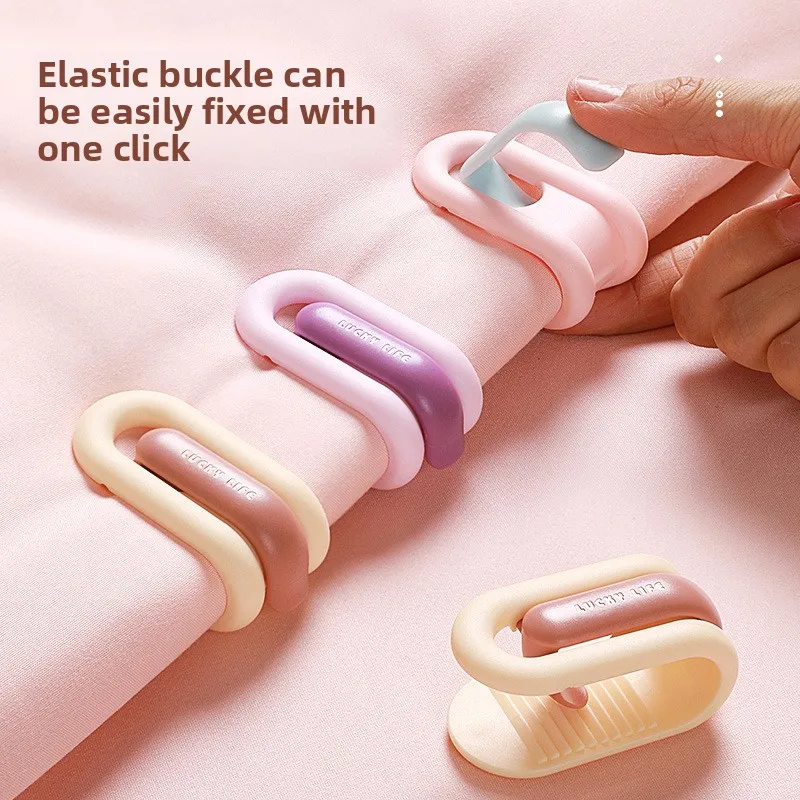 Guter, nadelloser Quilt-Clip, sicherer Bettlakenhalter, rutschfest, unsichtbare Griffe für Bettwäsche, Decke, Bettbezug, Heim-Organizer, 6er-Pack