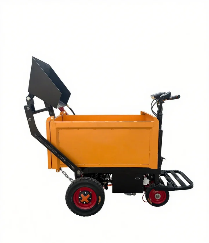 

All - Purpose Electric Cart with Bucket, Serve Construction, Agriculture, Gardening & Small - Scale Hauling
