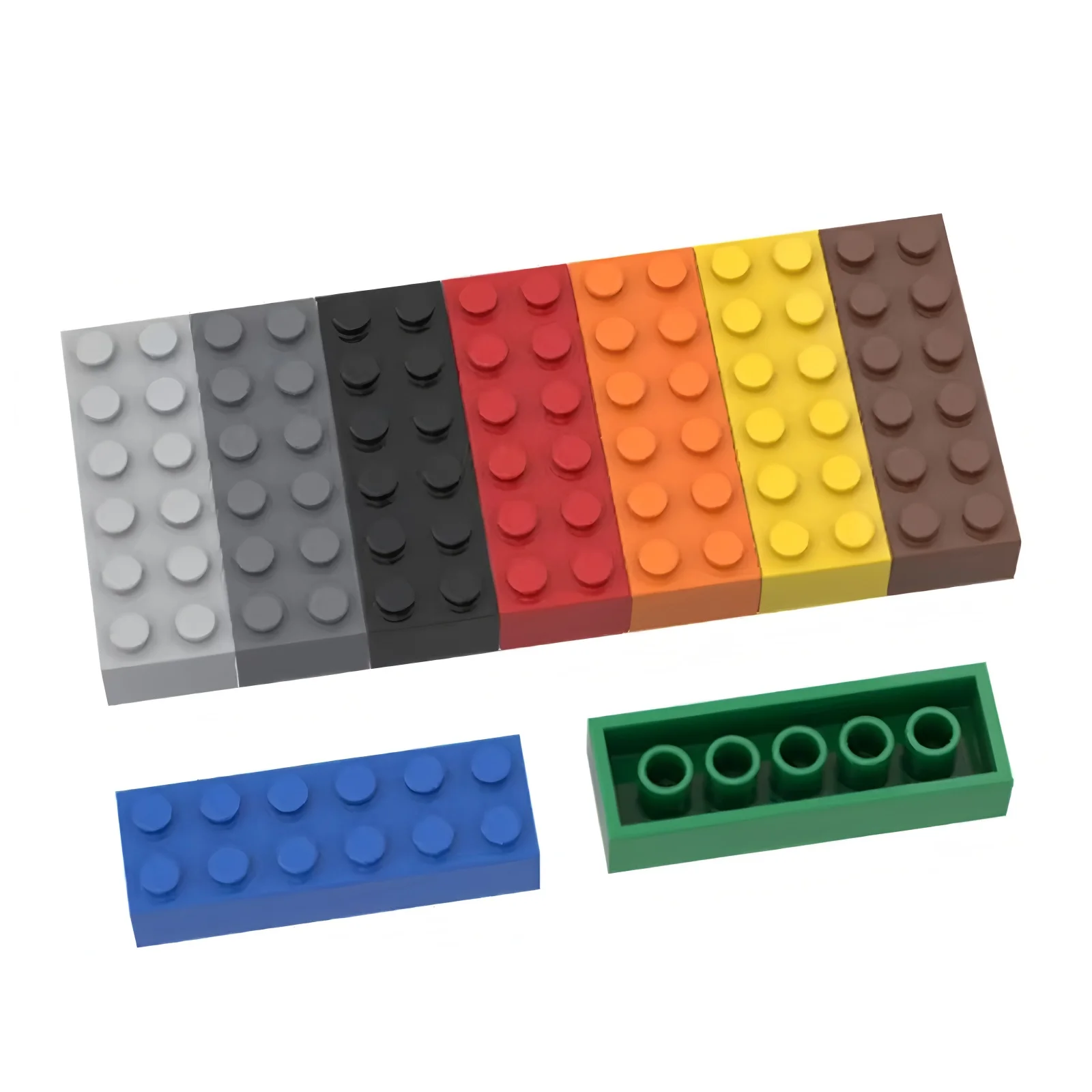 

10 шт. 2x6 кирпичей 2456 MOC Технологические кирпичи DIY Запчасти Строительные блоки Совместимые частицы собирают