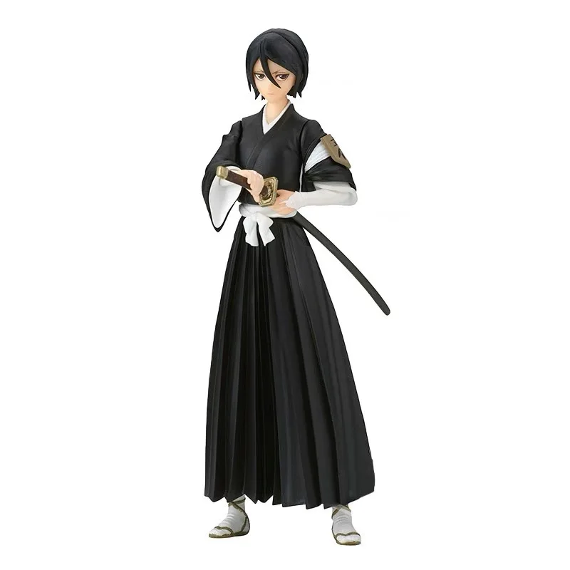 15cm Anime Kuchiki Rukia Action Figures GK SOLID AND SOULS BLEACH Figurine PVC Model Collection Toys Birthday Gifts