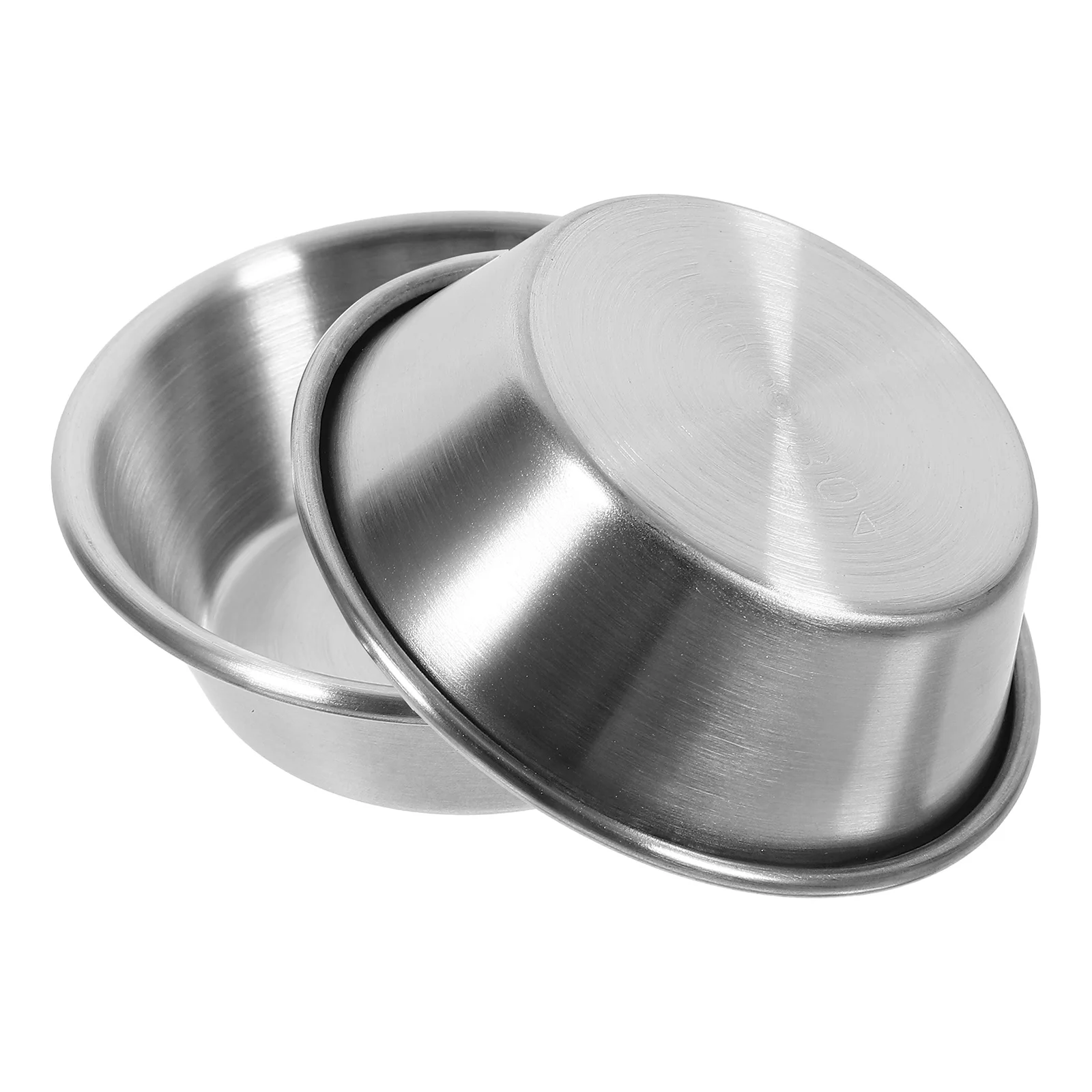 2 Stück Edelstahl-SchaucerDippingBowls MiniSeasoningContainer DressingCups EssigStorageBoxes SoySauceContainers