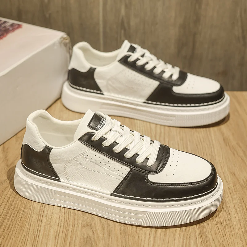 

2025 Men's New Black Vintage Sneakers - Retro Trendy, Lightweight & Versatile for Casual & Sporty Wear