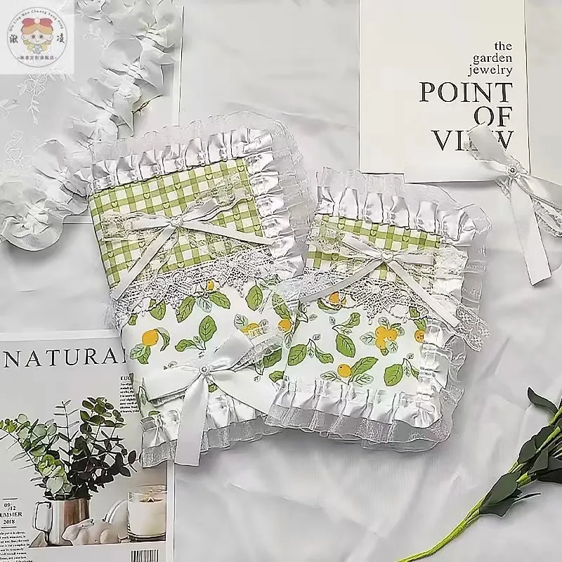 Fatto a mano A5 Booksuit Weeks Book Cover Hand Ledger Fabric Cover protettiva pizzo pizzo