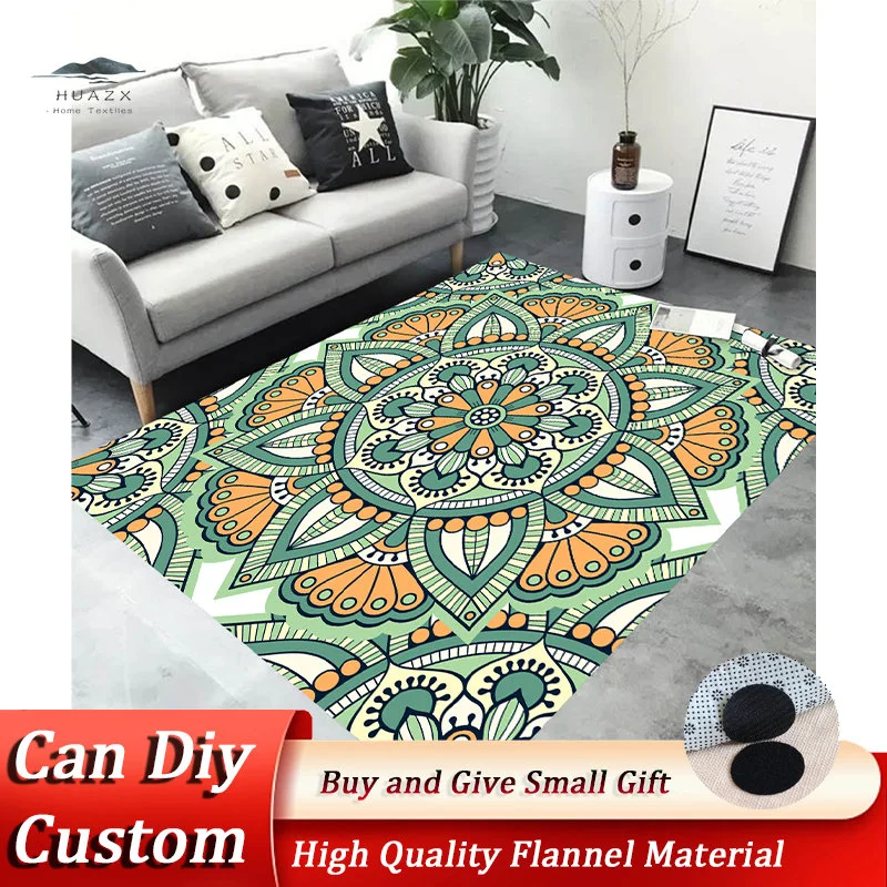 

Bohemia Carpet for Living Room Aesthetics Mandala Luxury Decoration Sofa Table Large Area Rugs Bathroom Mat Doormat Bedroom Mats