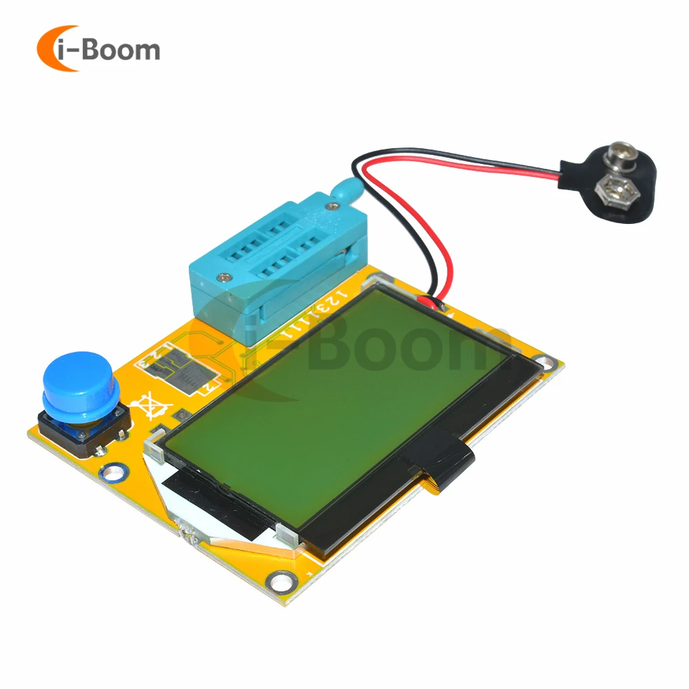 LCR-T4 Transistor Tester Diode Triode Capacitance Meter ESR Meter Automatic Detection NPN PNP SCR Inductance LCD Display