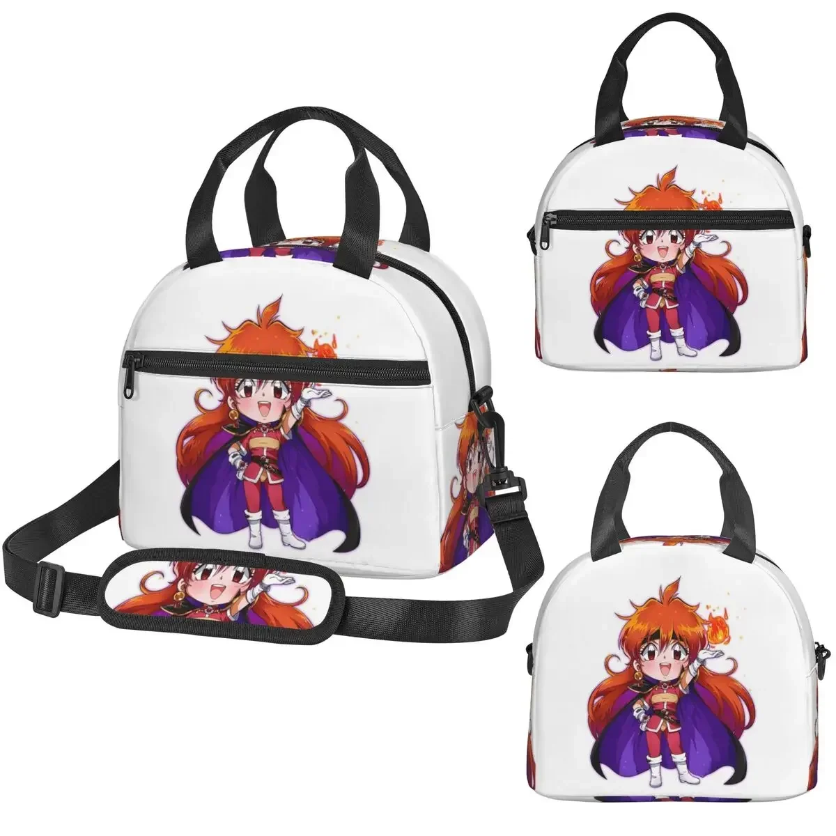 Lina Inverse Dragon Slave Slayers Insulated Lunch Bag for Kids School Cooler Thermal Box Tote Portable Lunch Boxes