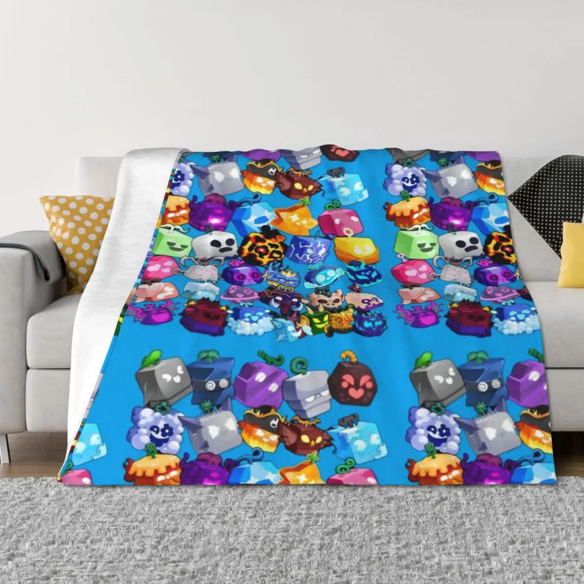 ??blox? fruit?blox? fruit?blox? fruit?blox? fruit??? Throw Blanket Thins Soft Plaid Soft For Sofa Thin Blankets