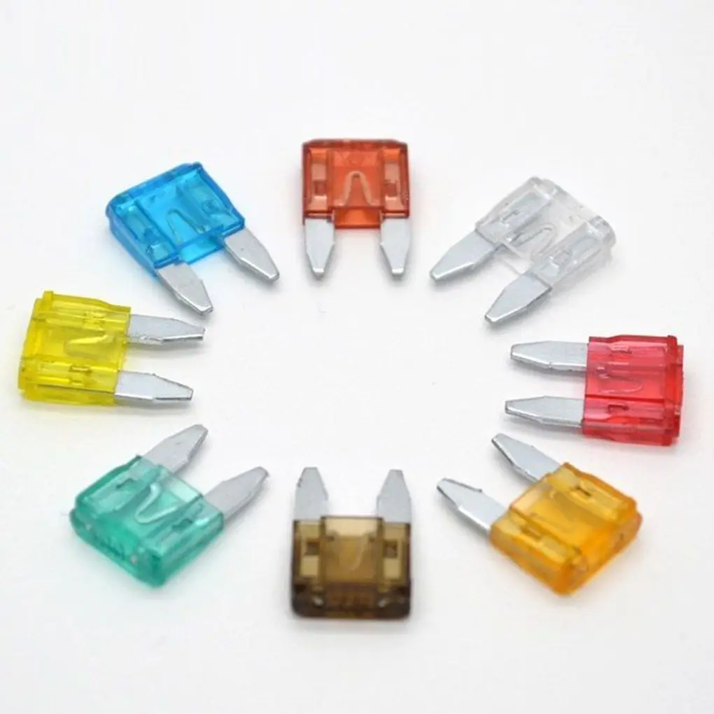 Small Size Auto Fuse Assortment Kit Car Standard Blade Fuses 5A 7.5A 10A 15A 20A 25A 30A 40A