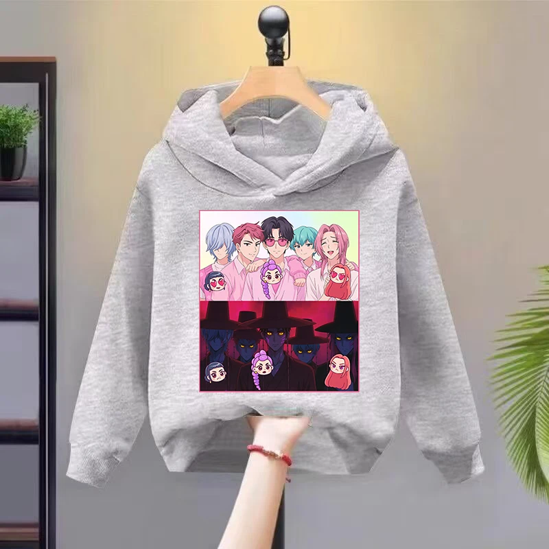 

2025 KidT-shirt K-Pop sDemon Hunters The most popular and trendy hoodie set in Europe and AmericaHandsome 2025