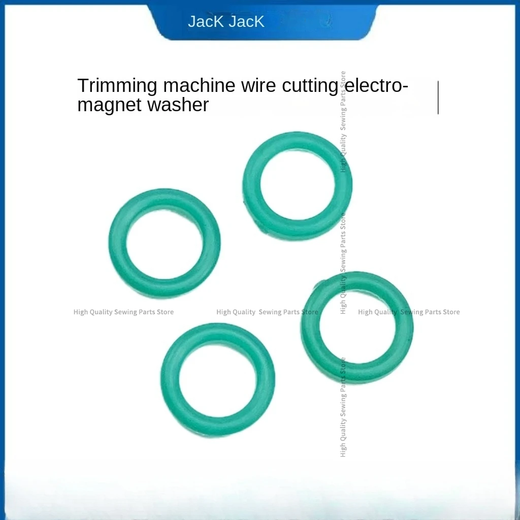 10PCS Original Cutting Wire Electromagnet Washer O-Shape Leather Ring 1.8cm for Jack Bruce 904 C4 C5 B6 Overlock Sewing Machine