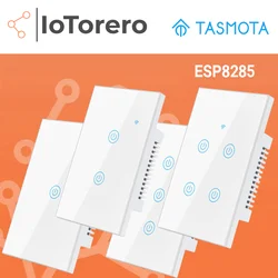 IoTorero Tasmota MQTT Wall Switch No Neutral needed ESP8285 Works With Home Assistant