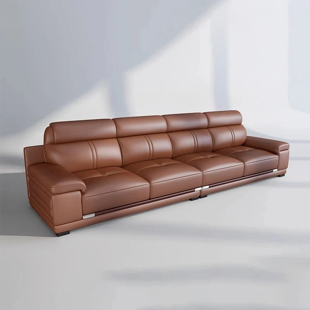 

for Modern Luxury L-Shaped Leather Sofa for Living Room, Sectional Corner Couch with Chaise Lounge, Minimalist Furniture