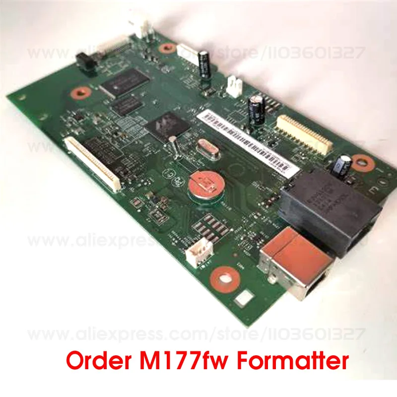 Imagem -06 - Originais Formatter Board para hp Mainboard Mãe M176 M176n 176n M177 M177fn M177fw Cf54760001 Cz165-60001 Peças