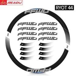 2022 FFWD RYOT 44 Wheel Sticker Road Bike Rim Stickers Bicycle Rim Wheels Stickers for Two Wheel Stickers Bike Accessories