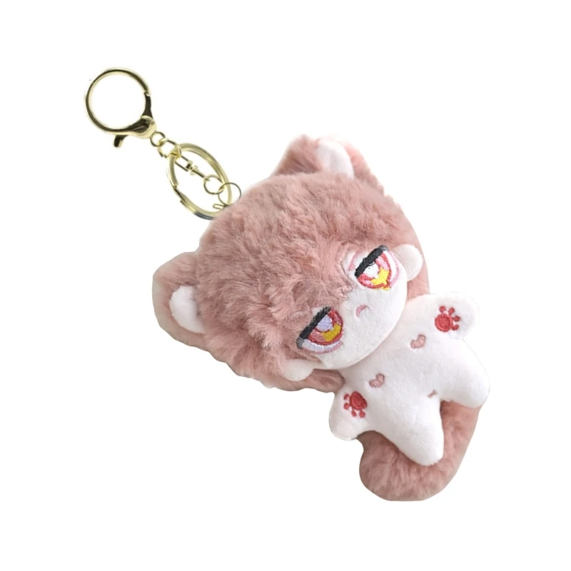 Large Rag Backpack Plush Pendant Cartoon Cosplay Cotton Keychain Handbag Ornament Adult Favor Key Accessories