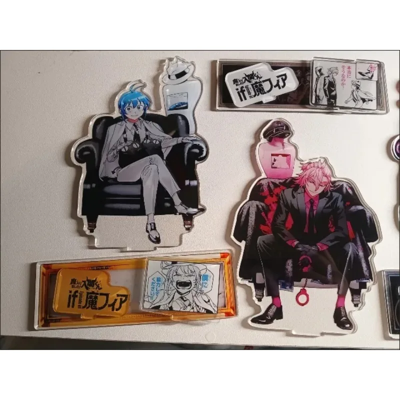 Mairimashita! Iruma-kun If Episode of Mafia Acrylic Stand Figure ‌Baram Shichirō Suzuki Iruma Anime Peripheral Desktop Ornament view 6