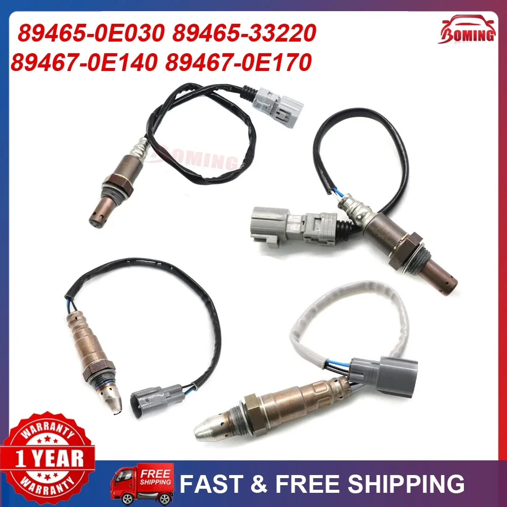 

4PCS New Car Air Fuel Ratio O2 Oxygen Lambda Sensor 89465-0E030 89465-0E20 89467-0E140 89467-0E170 Fits For Toyota Highlander