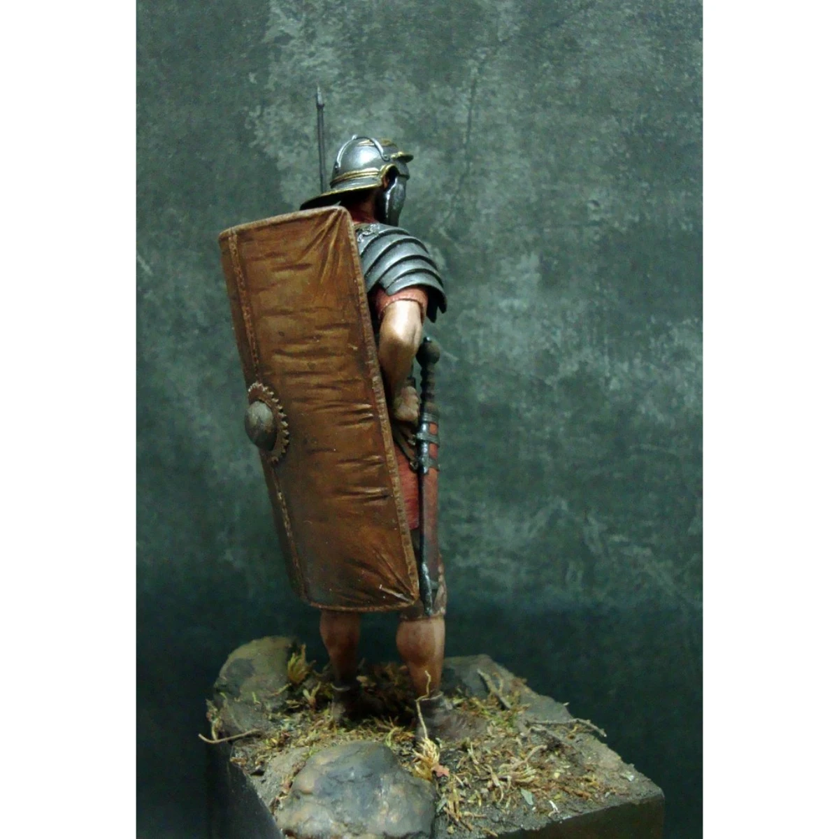 

Комплект неокрашенной модели из смолы 75 мм, историческая тема, группа римского легиона, разобранная и неокрашенная GK