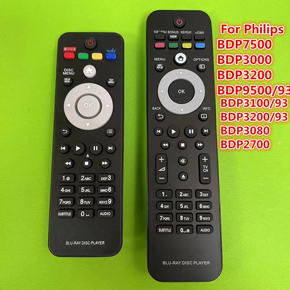 Remote Control Replace For Philips  BDP7500 BDP3000  BDP9500/93  BDP3100/93 BDP3200/93 BDP3080 BDP2700 Blu-ray BD DVD Pla