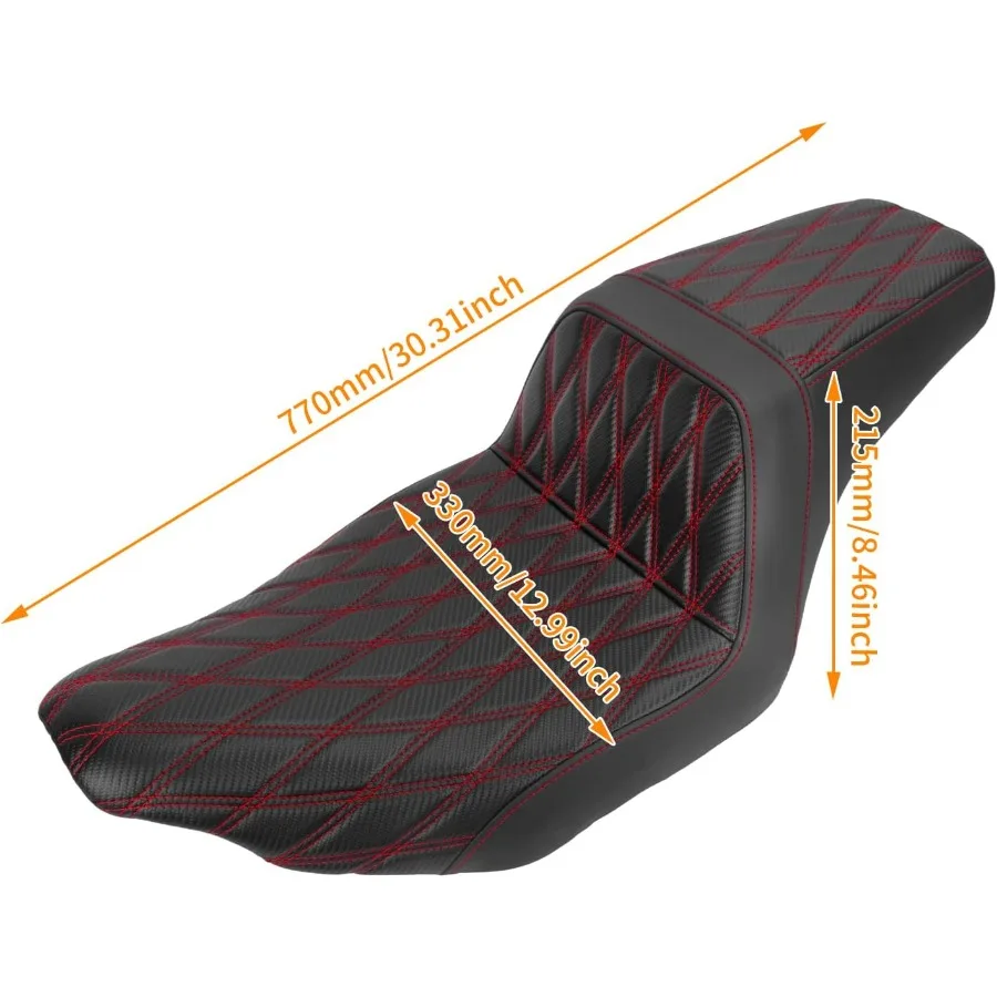 مقعد ركاب للسائق من قطعة واحدة مناسب لدراجة Harley Touring Street Glide FLHX Road Glide FLTRX Street Glide Ultra FLHXU CV #5
