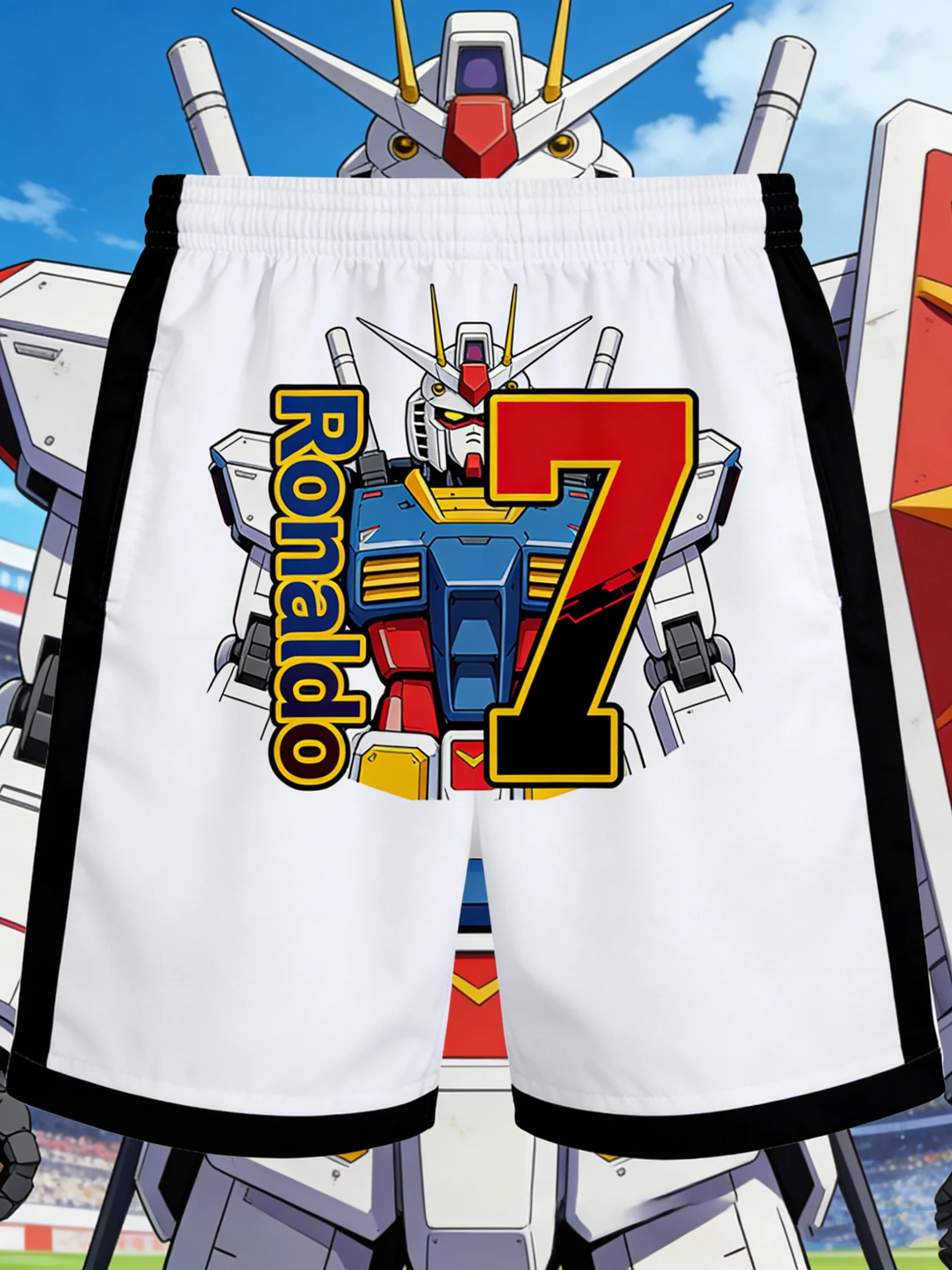 calcas-de-moletom-masculinas-de-verao-anime-gundam-ronaldo-y2k-calcas-de-futebol-para-atividades-ao-ar-livre-alta-absorcao-de-umidade-secagem-rapida-calcas-de-praia