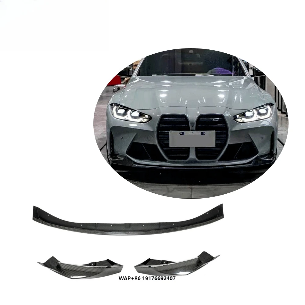 

Carbon Fiber Front Bumper Lip forBMW 4 Series G80 M3 G82 M4 Coupe 2-Door 2021-2022