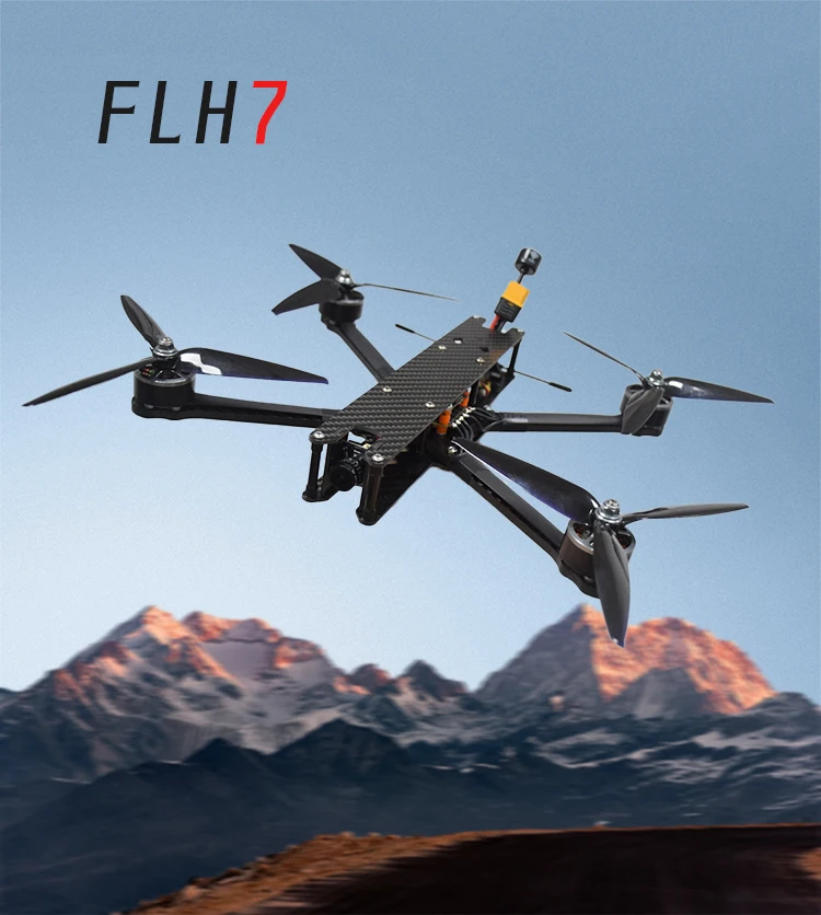 Drones à grande vitesse FPV 7 PRO, caméra HD professionnelle 720K, photographie aérienne, WIFI FPV GPS RC, quadrirotor avec caméra de nuit