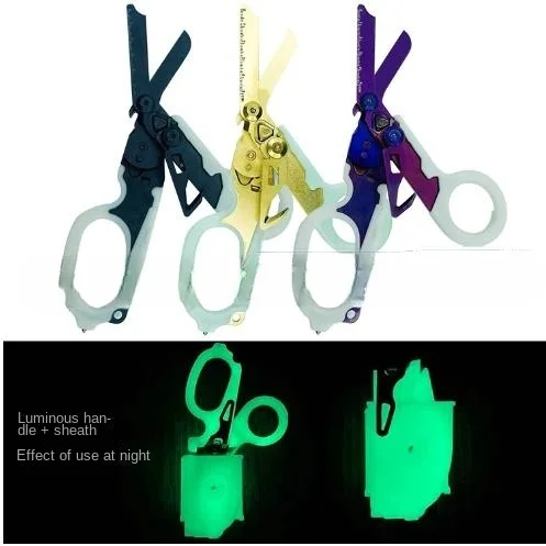 

Outdoor Tactical Folding Scissors Multi functional Tactical Pliers Emergency Medical Scissors Dragon Scissors Creative Tool Lai